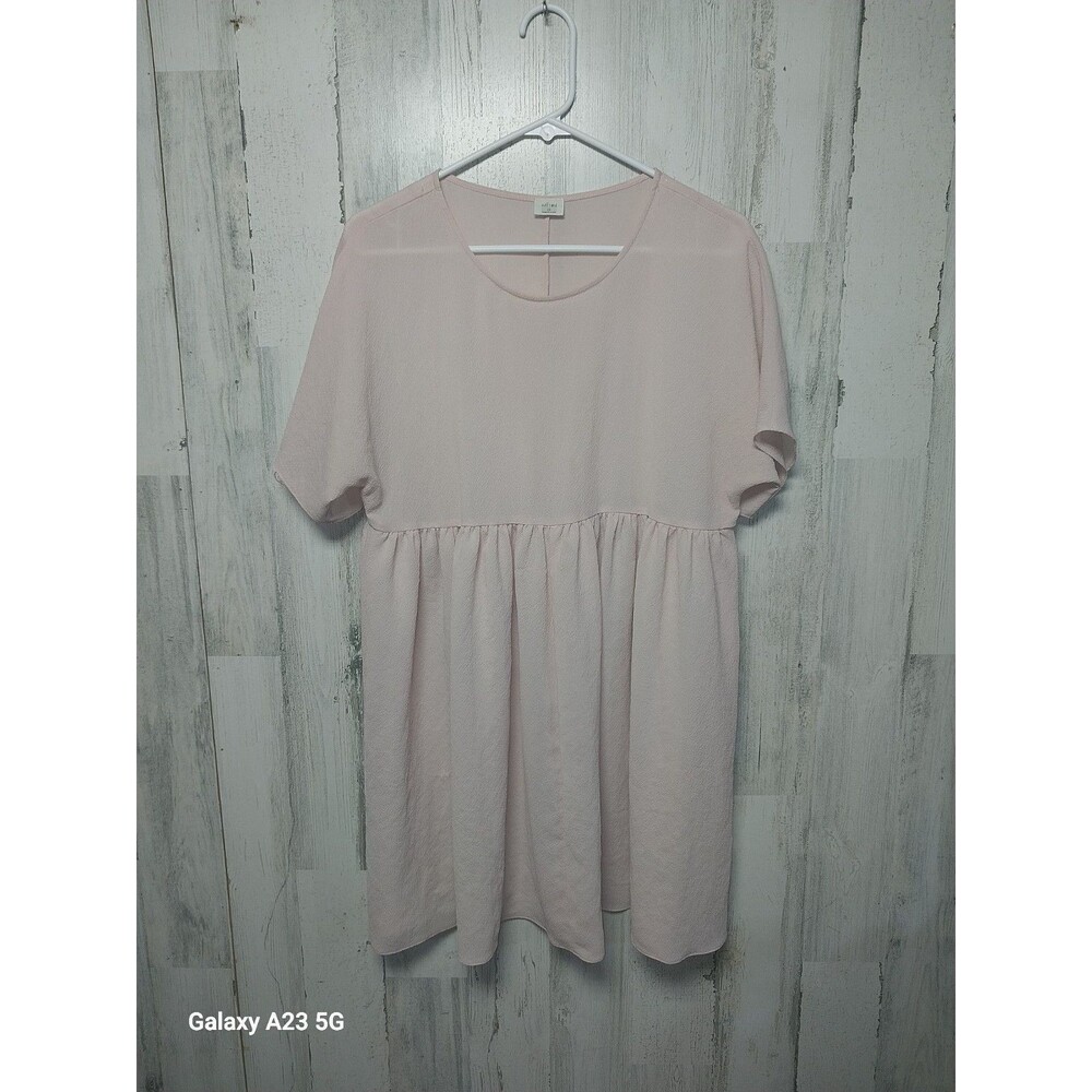 Wilfred Aritzia Women's Dress Babydoll Sz XS Y2K Soft Girl Boho, Bohemian Pink
